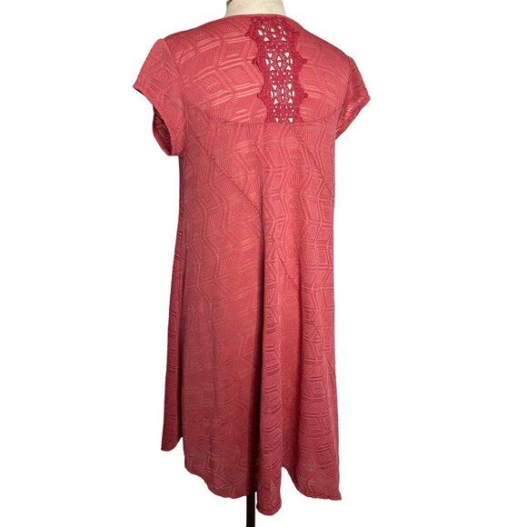 Live and let live women’s shift dress size XL Pink Midi Stretch Y2K - Picture 14 of 14